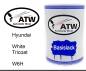 Preview: Hyundai, White Tricoat, W6H: 500ml Lackdose, von ATW Autoteile West.